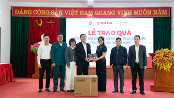 QUỸ CANADA DÀNH CHO CÁC SÁNG KIẾN ĐỊA PHƯƠNG (CFLI) PHỐI HỢP VIỆN AMDI HỖ TRỢ NGƯỜI DÂN THÁI NGUYÊN KHẮC PHỤC HẬU QUẢ BÃO MATMO