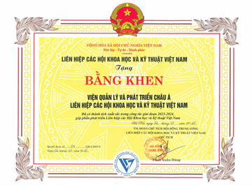 Viện AMDI Vinh Dự Nhận Bằng Khen từ Liên Hiệp Các Hội Khoa Học và Kỹ Thuật Việt Nam Giai Đoạn 2023-2024  